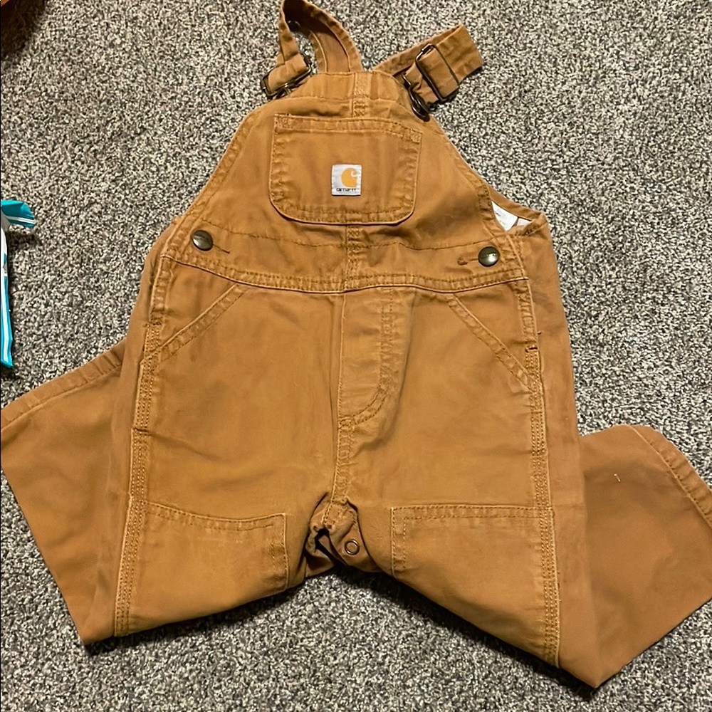 Carhartt Kids Brown Overalls